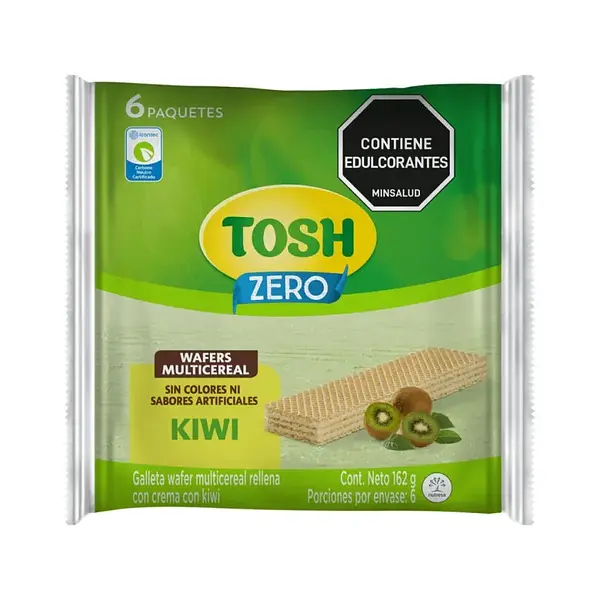 GALLETA KIWI WAFER TOSH *6U