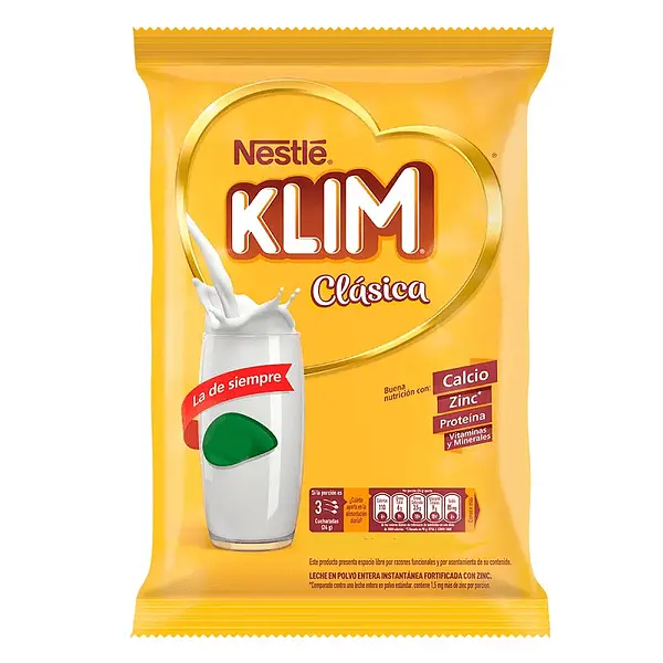 LECHE POLVO CLASICA KLIM *120G