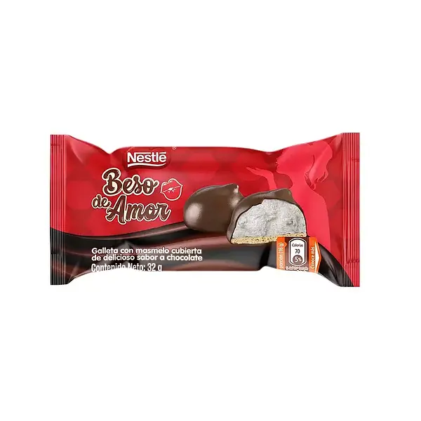 GALLETA MASMELO BESO DE AMOR*3G