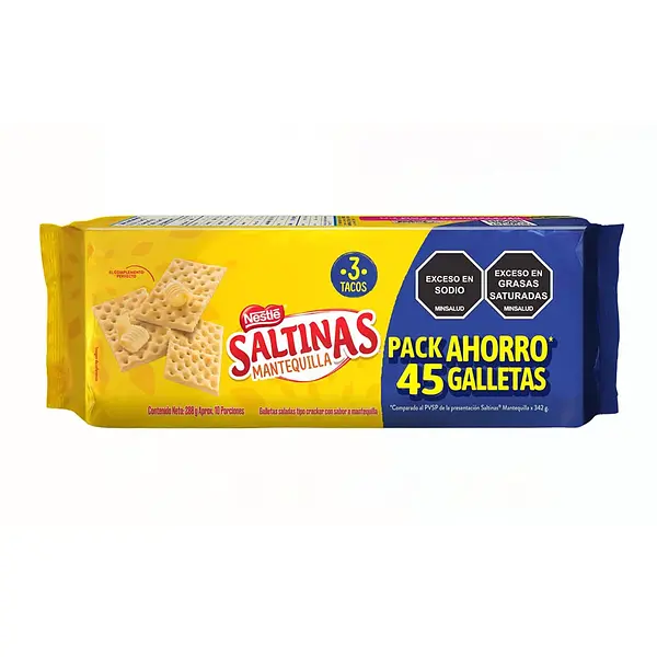 GALLETA SANTIN MANTEQUILLA NESTLE*3T