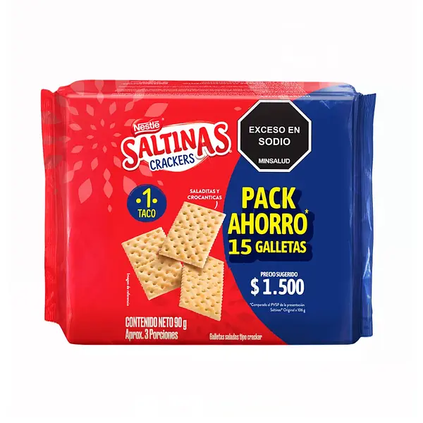 GALLETA ORIGINAL SALTIN NESTLE * 90G