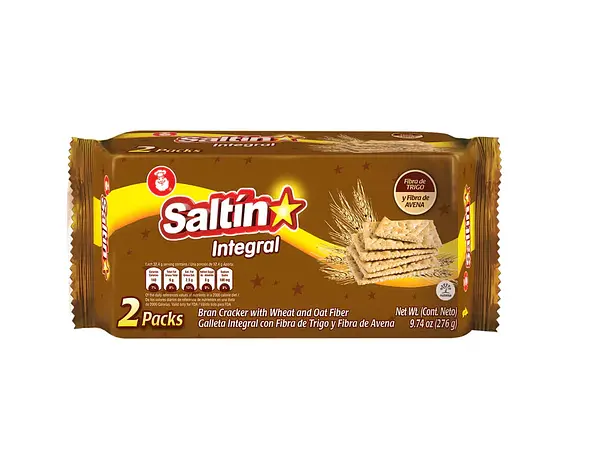 GALLETA INTEGRAL SALTIN NOEL*2T