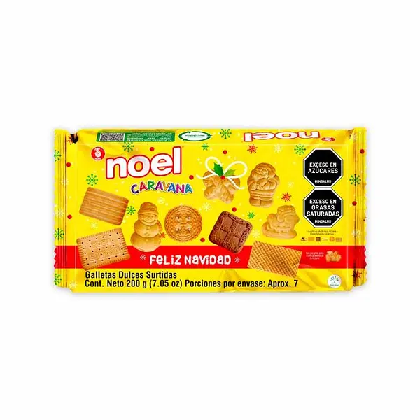 GALLETA NAVIDAD CARAVANA NOEL*200G