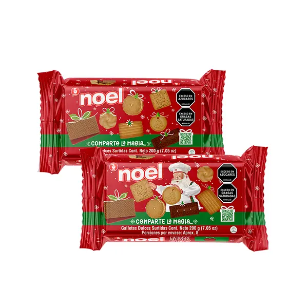 GALLETA NAVIDAD SURTIDA NOEL*200G