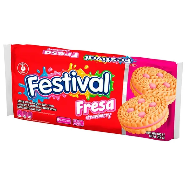 GALLETA FRESA FESTIVAL*12U