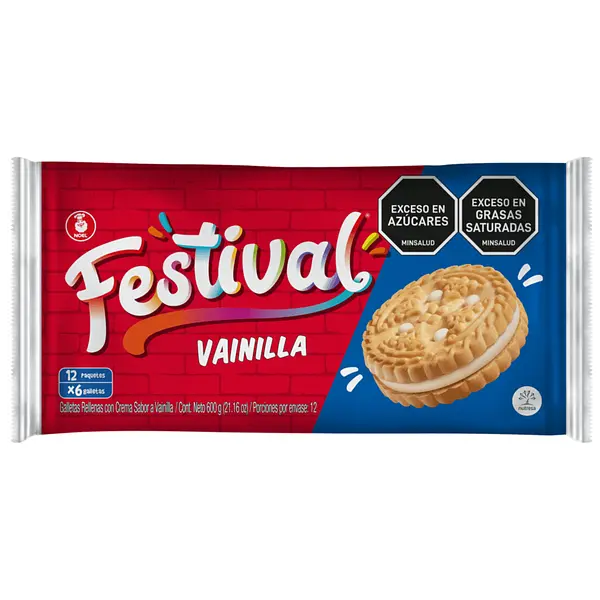 GALLETA VAINILLA FESTIVAL*600GR