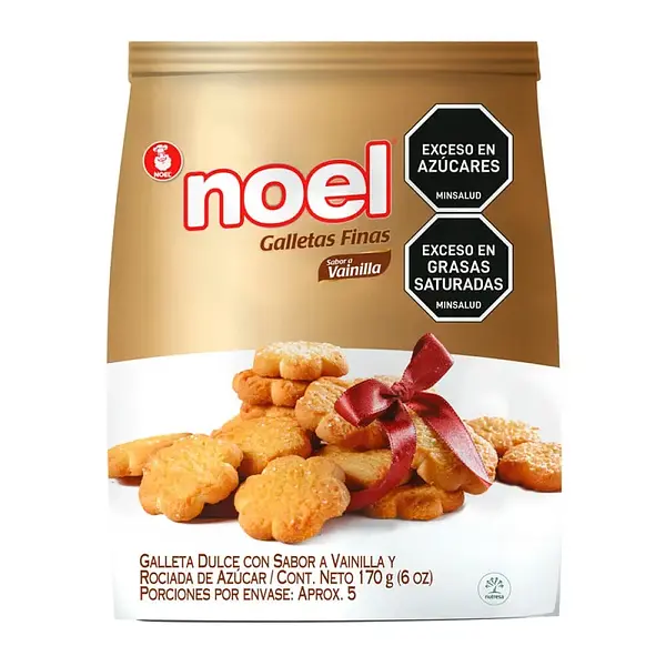 GALLETA FINA VAINILLA NOEL*117GR