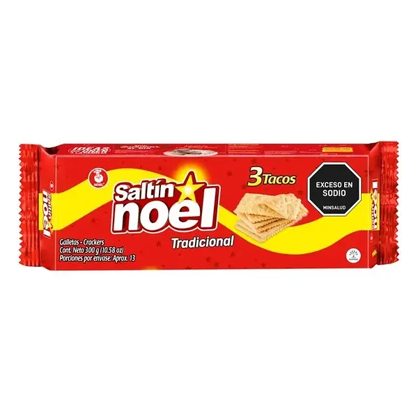 GALLETA SALTIN NOEL*3T