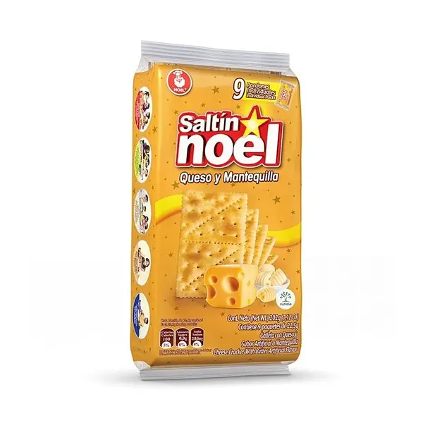 GALLETA QUESO SALTIN NOEL*9U*24G