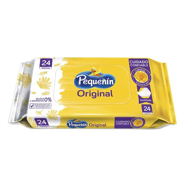 PAÑITOS HUMEDOS PEQUEÑIN *24U