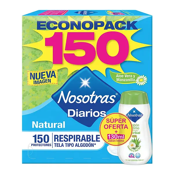 PROTECTOR RESPIRABLE+JABON NOSOTRAS*150