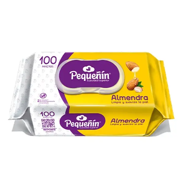 PAÑITOS HUMEDOS ALMENDRA PEQUEÑIN*100U