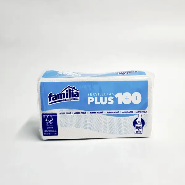 SERVILLETA PLUS FAMILIA*100UIND