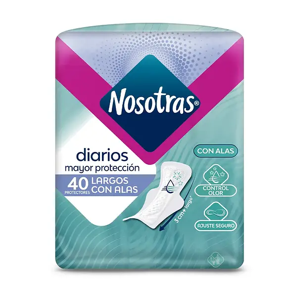 PROTECTOR DIARIO LARGO NOSOTRAS*40UN