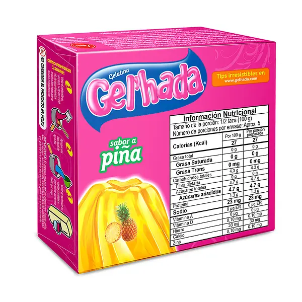 GELATINA PIÑA GELHADA*35G