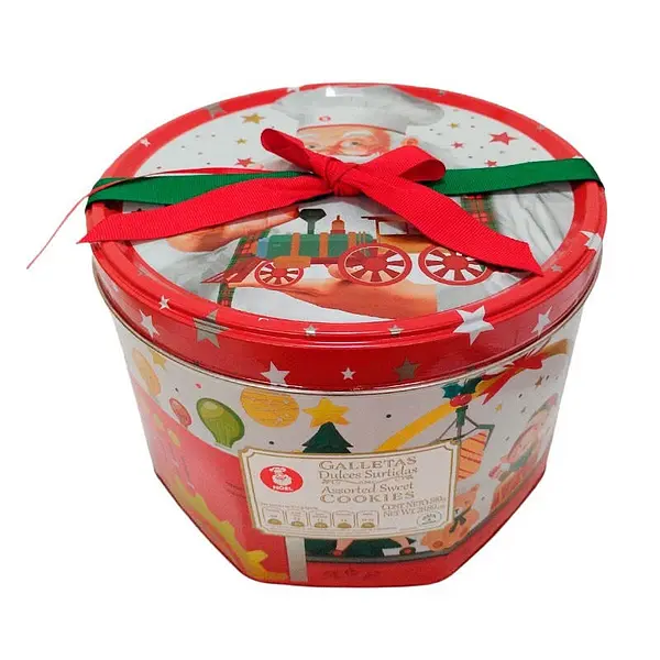 GALLETA OCTOGONAL NOEL*819G