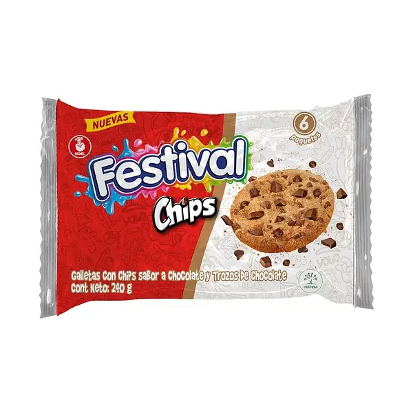 GALLETA CHIPS FESTIVAL *240 GR