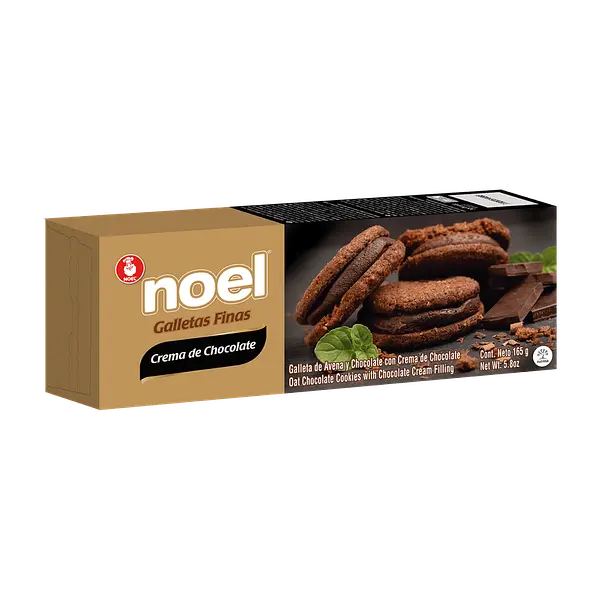 GALLETA CREMA CHOCOLATE NOEL*165 G