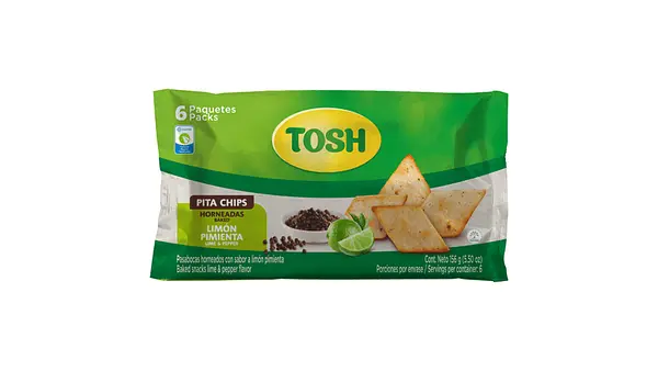 SNACK PITA CHIPS LIMON PIMIENTOHS *15 GR