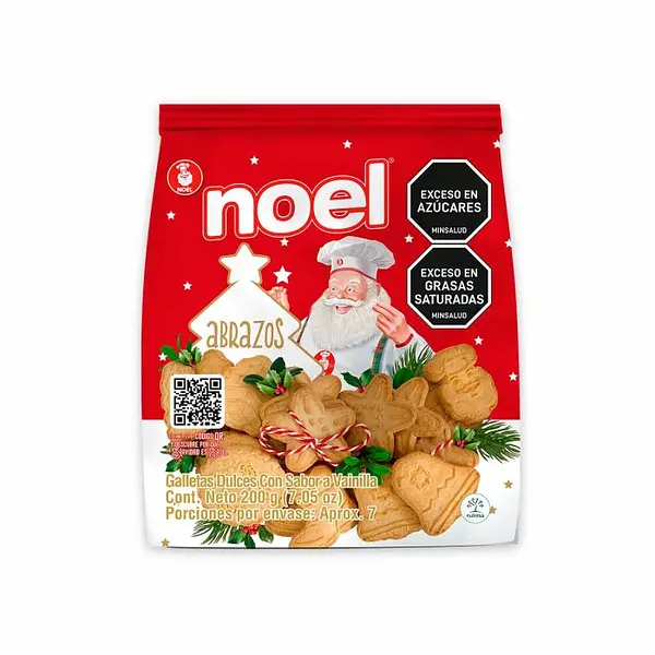 GALLETA NAVIDAD BOLSA NOEL*200G