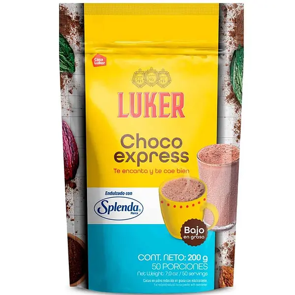 CHOCOLATE POLVO SPLENDA CHOCOEXPRES*200G