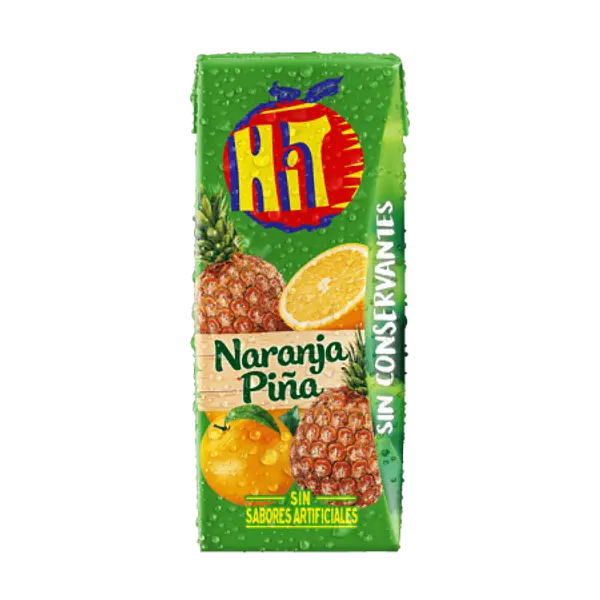 JUGO NARANJA/PIÑA HIT*200ML