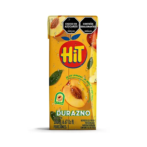 JUGO DURAZNO HIT*200ML