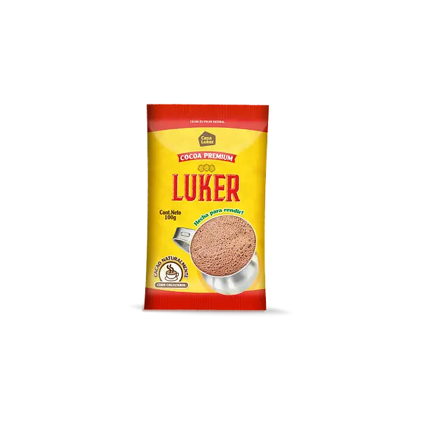 CHOCOLATE POLVO COCOA LUKER *100G