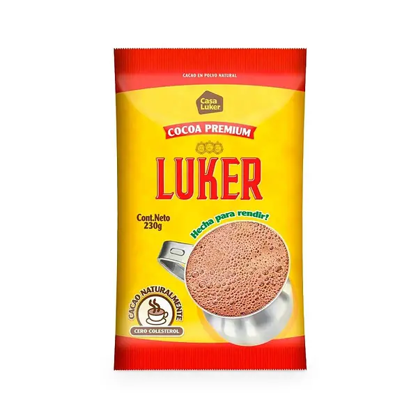 CHOCOLATE POLVO COCOA LUKER *230G
