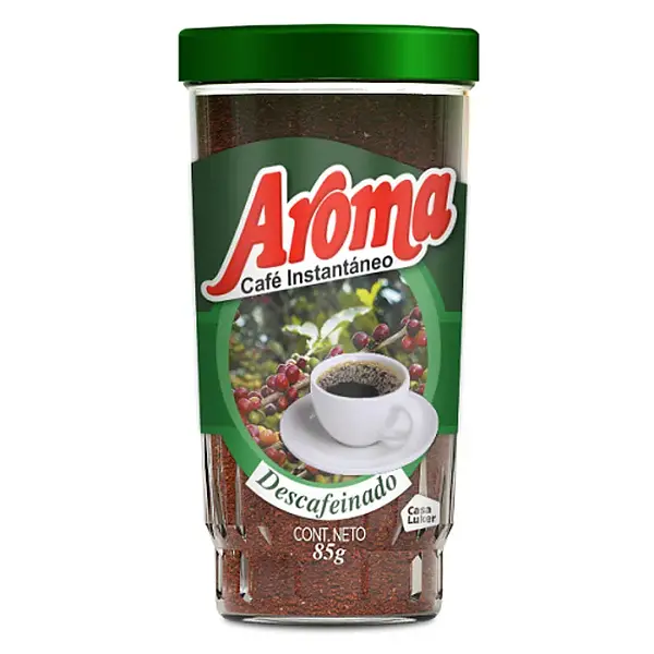 CAFE INSTANTANEO DESCAFEINADO AROMA*85G