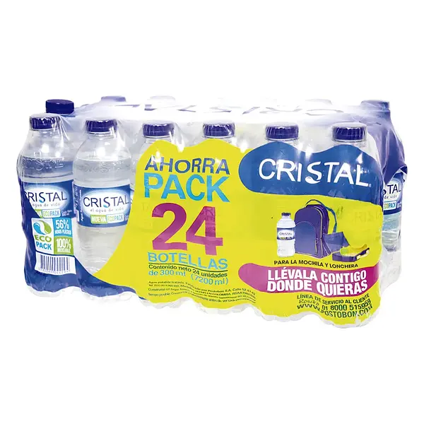 AGUA ORIGINAL CRISTAL*300ML*24UN