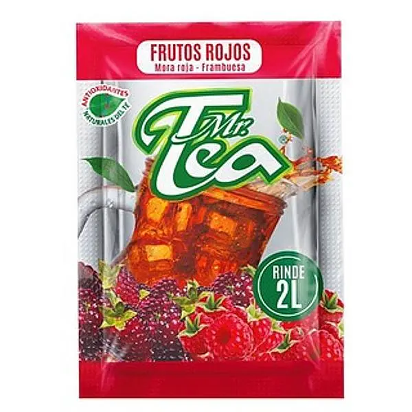REFRESCO POLVO FRUTOS ROJOS MR TEA*2L
