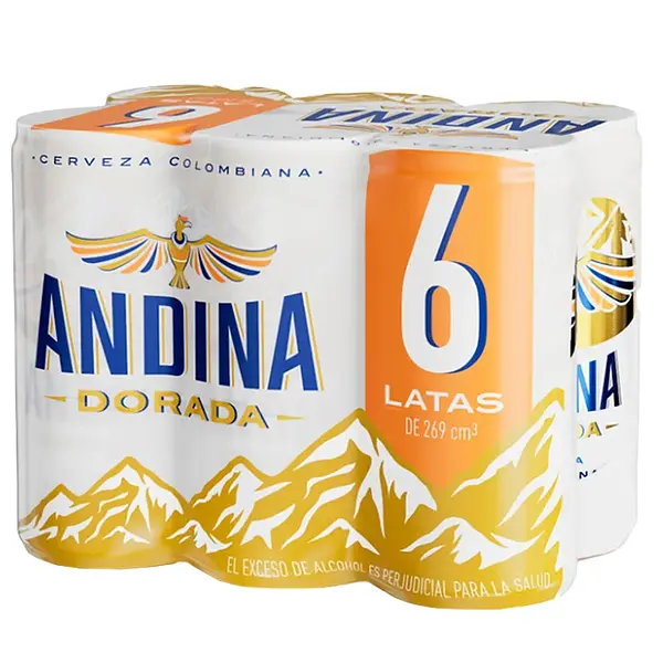 CERVEZA ORIGINAL ANDINA 6U*269ML