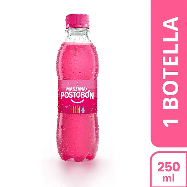 GASEOSA MANZANA POSTOBON*250ML
