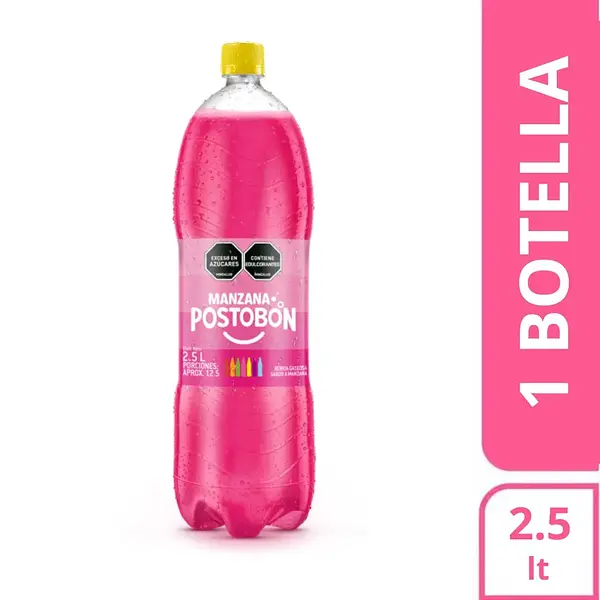 GASEOSA CERO MANZANA POSTOBON 2.5L