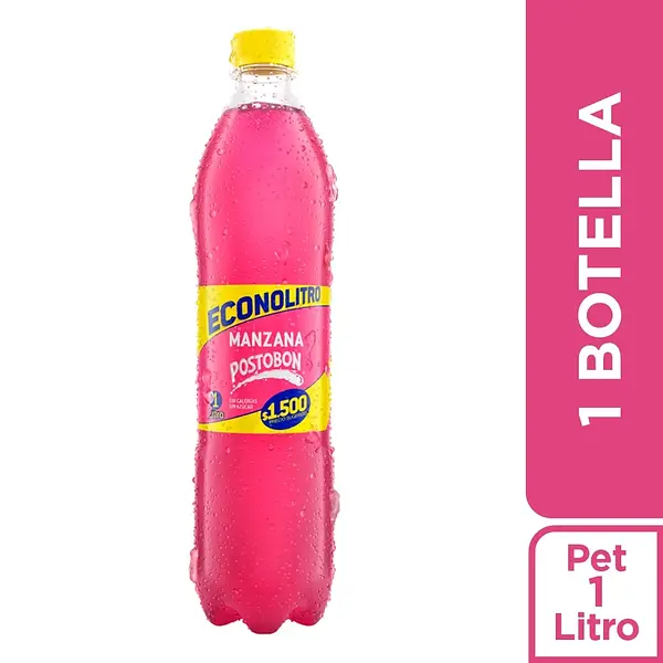 GASEOSA MANZANA POSTOBON*1LT