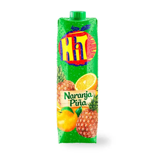 JUGO NARANJA/PIÑA HIT*1L