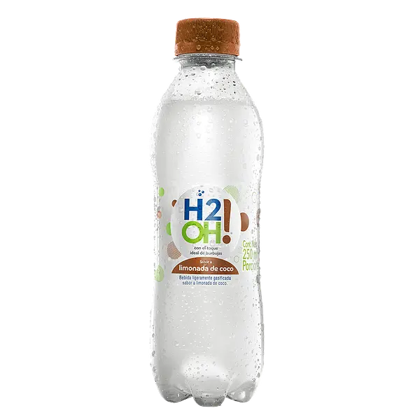 GASEOSA LIMONADA/COCO H20*250ML