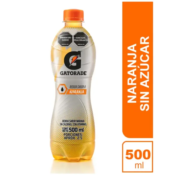 HIDRATANTE CERO NARANJA GATORADE*500M
