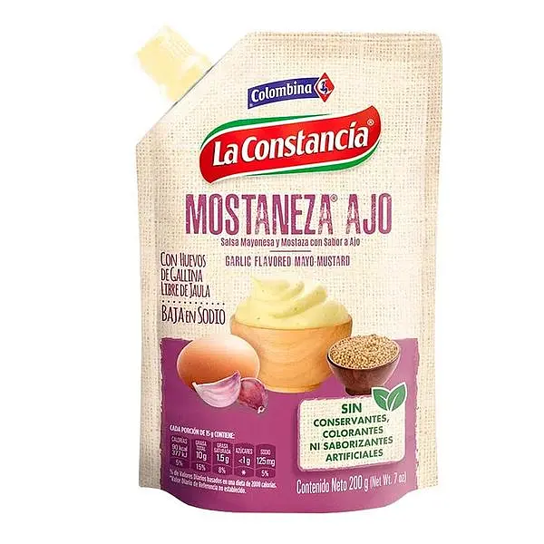 SALSA MOSTAZA AJO LA COSTANCIA*200G
