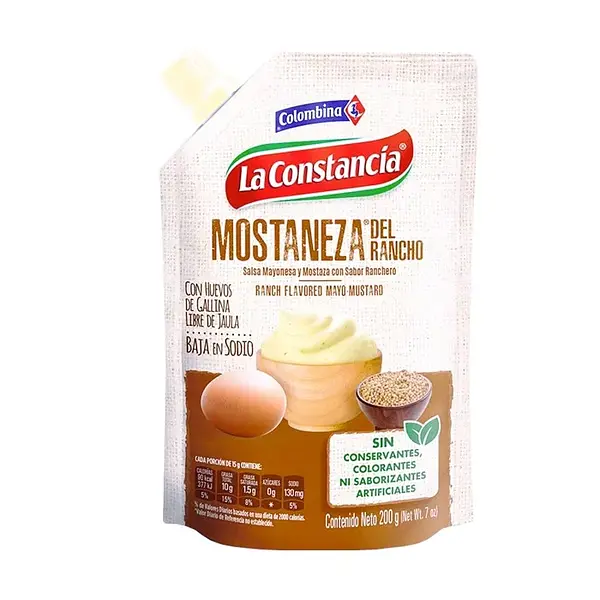 SALSA MOSTANEZA DEL RANCHO LA CONST*200G