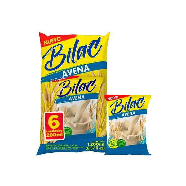 AVENA LIQUIDA ORIGINAL BILAC*200ML