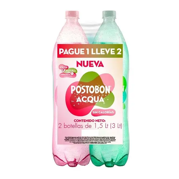 AGUA SURTIDA ACQUA*1,5L*2U