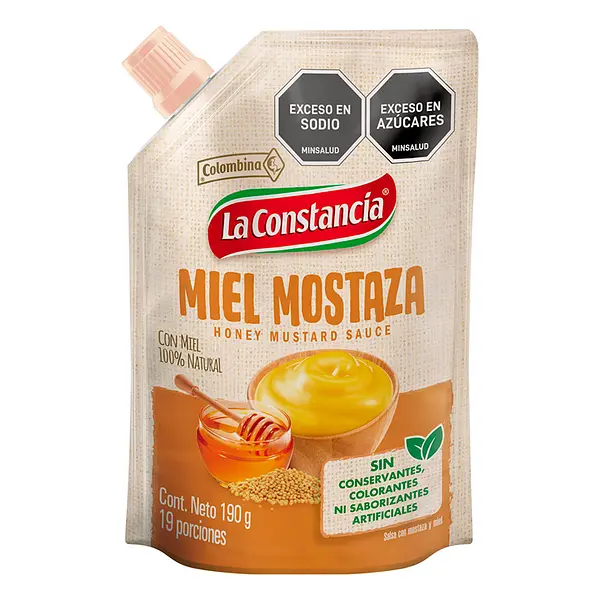 SALSA MIEL MOSTAZA LA CONTANCIA*190GR