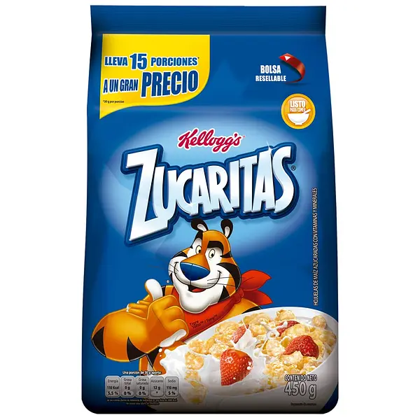 CEREAL ZUCARITAS KELLOGGS*450G