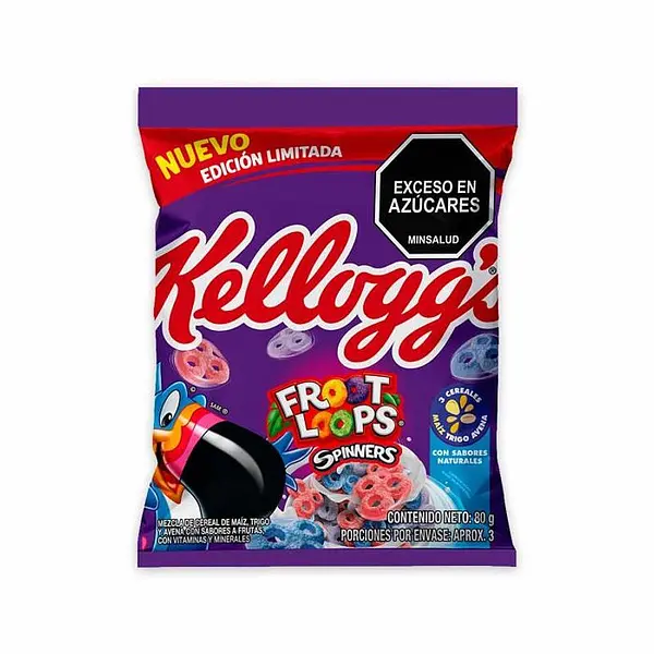 CEREAL FROOT LOOPS SPINNERS KELLOGGS*80G