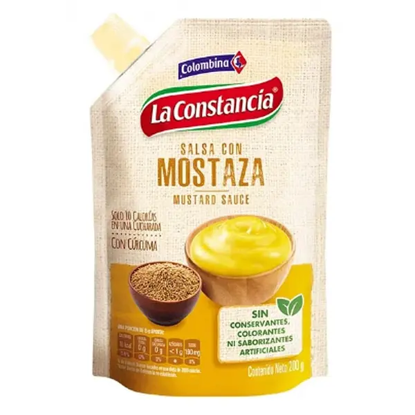 SALSA MOSTAZA LA CONSTANCIA*200G