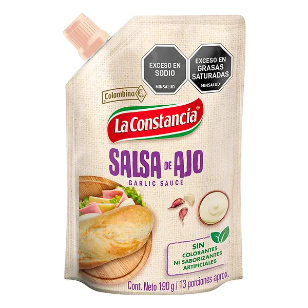 SALSA DE AJO LA CONSTANCIA *190 GR