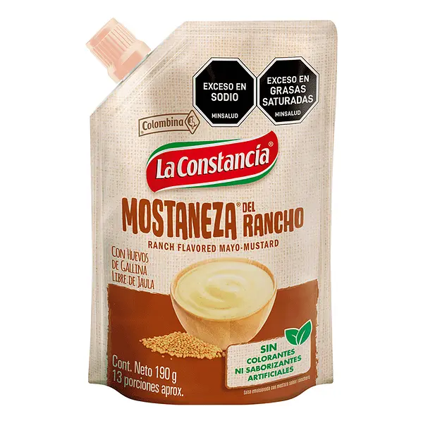 SALSA MOZTAZA DEL RANCHO LA COSTANCIA*