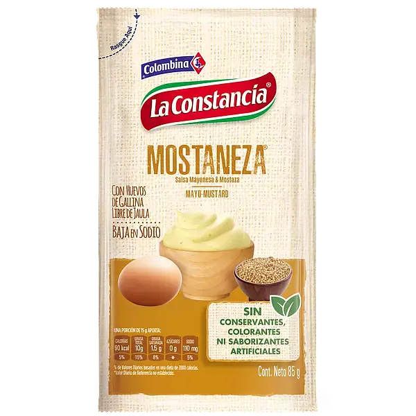 SALSA MOSTANEZA LA CONTANCIA*85GR